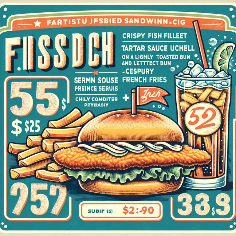 Burger King Fish Sandwich Menu With Prices