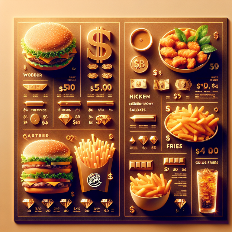 Burger King Lunch Menu With Prices