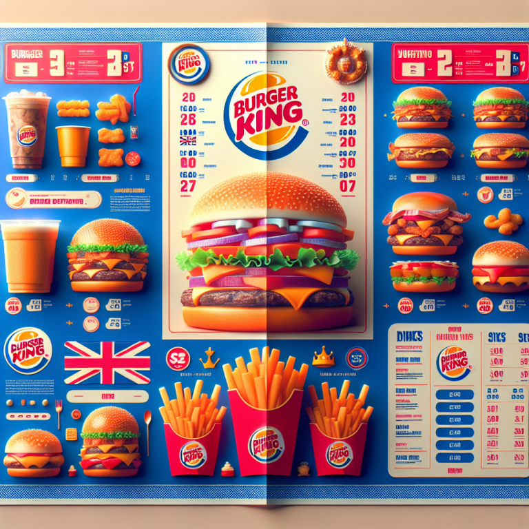 Burger King Menu With Prices Uk