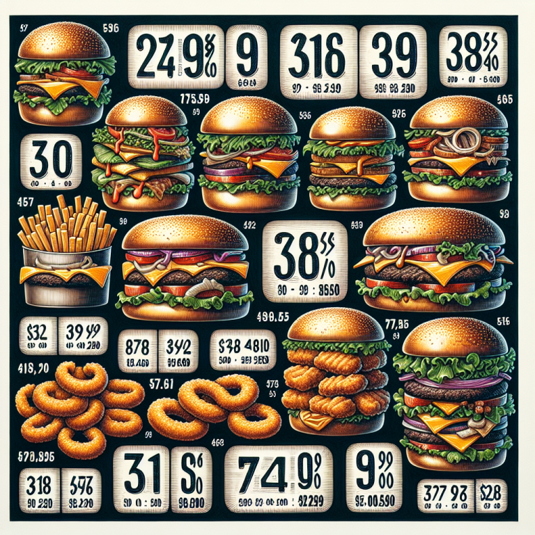 Burger King Printable Menu With Prices