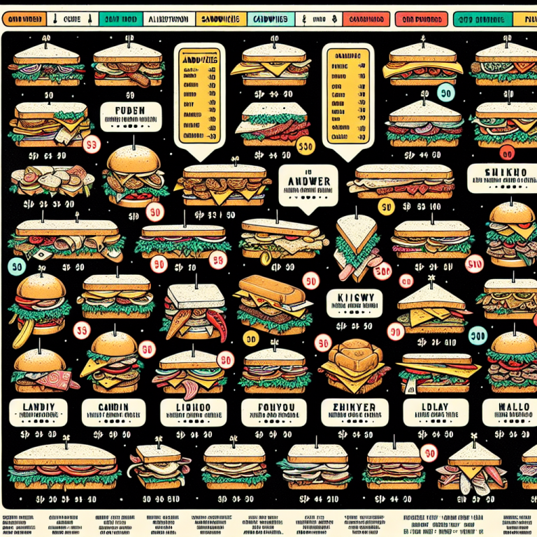 Burger King Sandwiches Menu With Prices