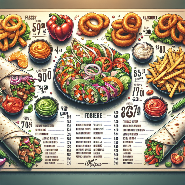 Burger King Wrap Menu With Prices