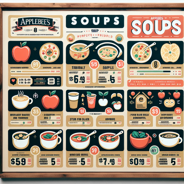 Applebeeʼs Soups Menu With Prices