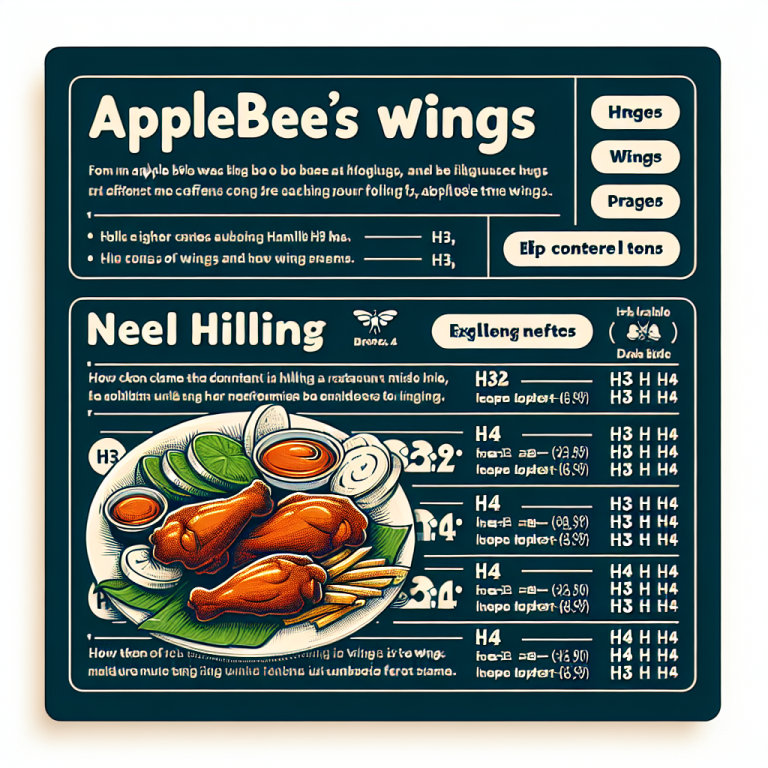 Applebeeʼs Wings Menu With Prices