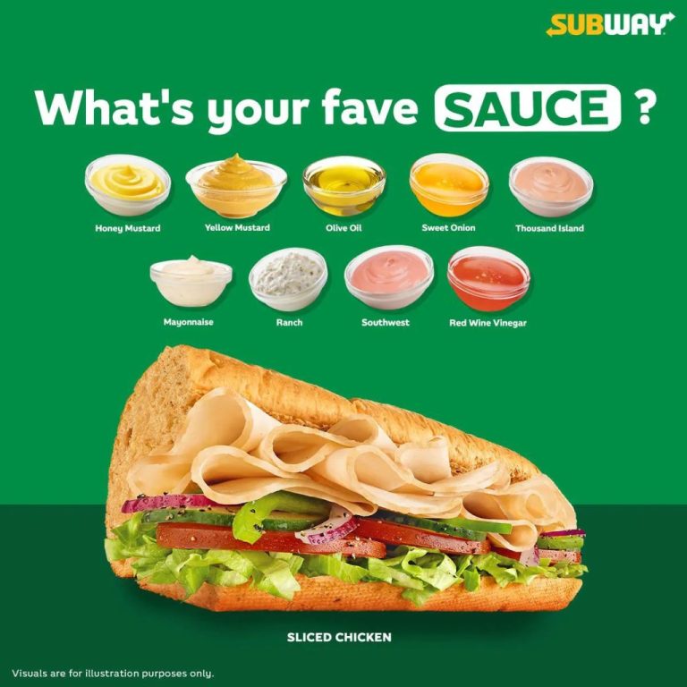 Subway Sauce Menu: Explore Flavor & Customization Options